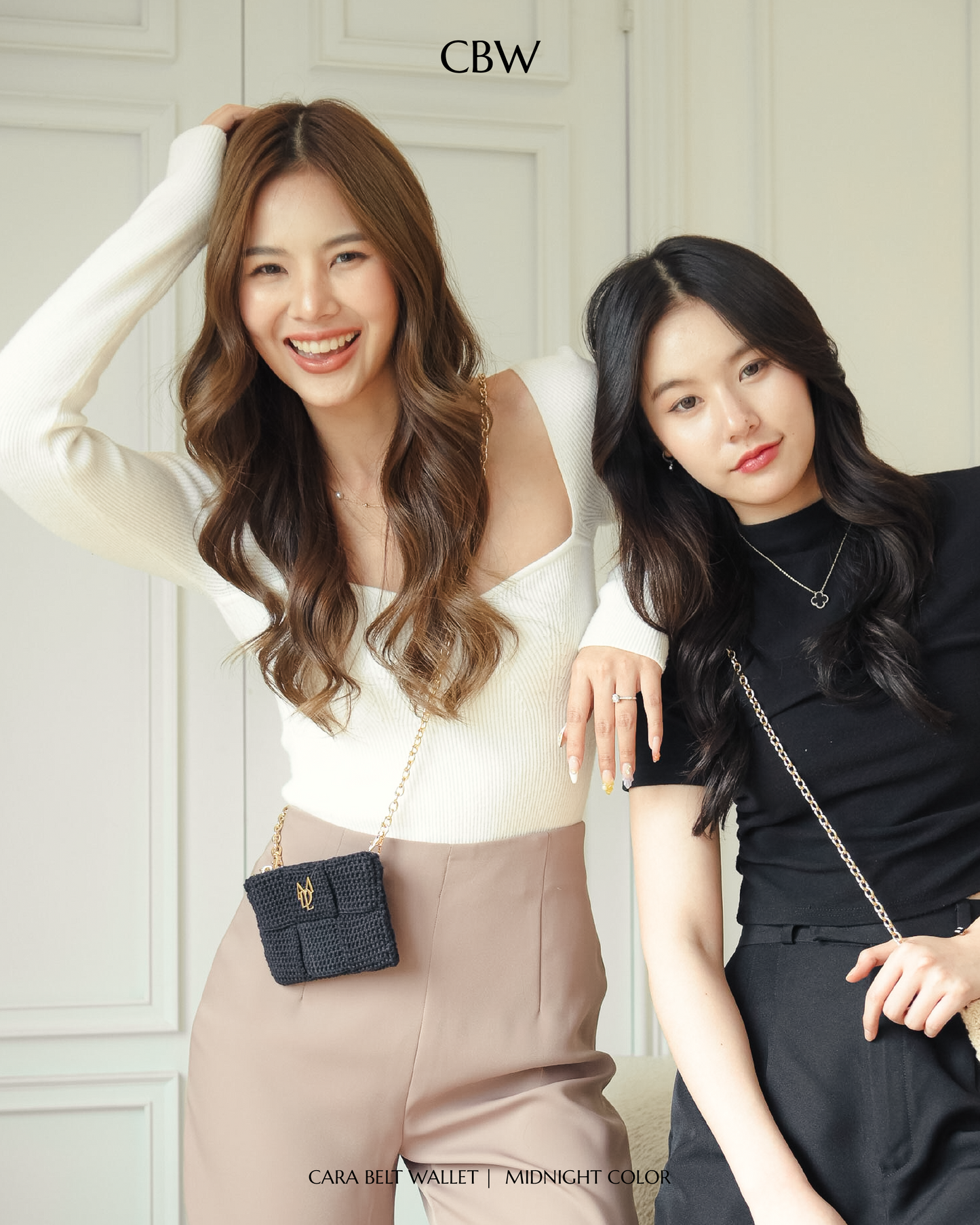 Cara belt wallet - Midnight color