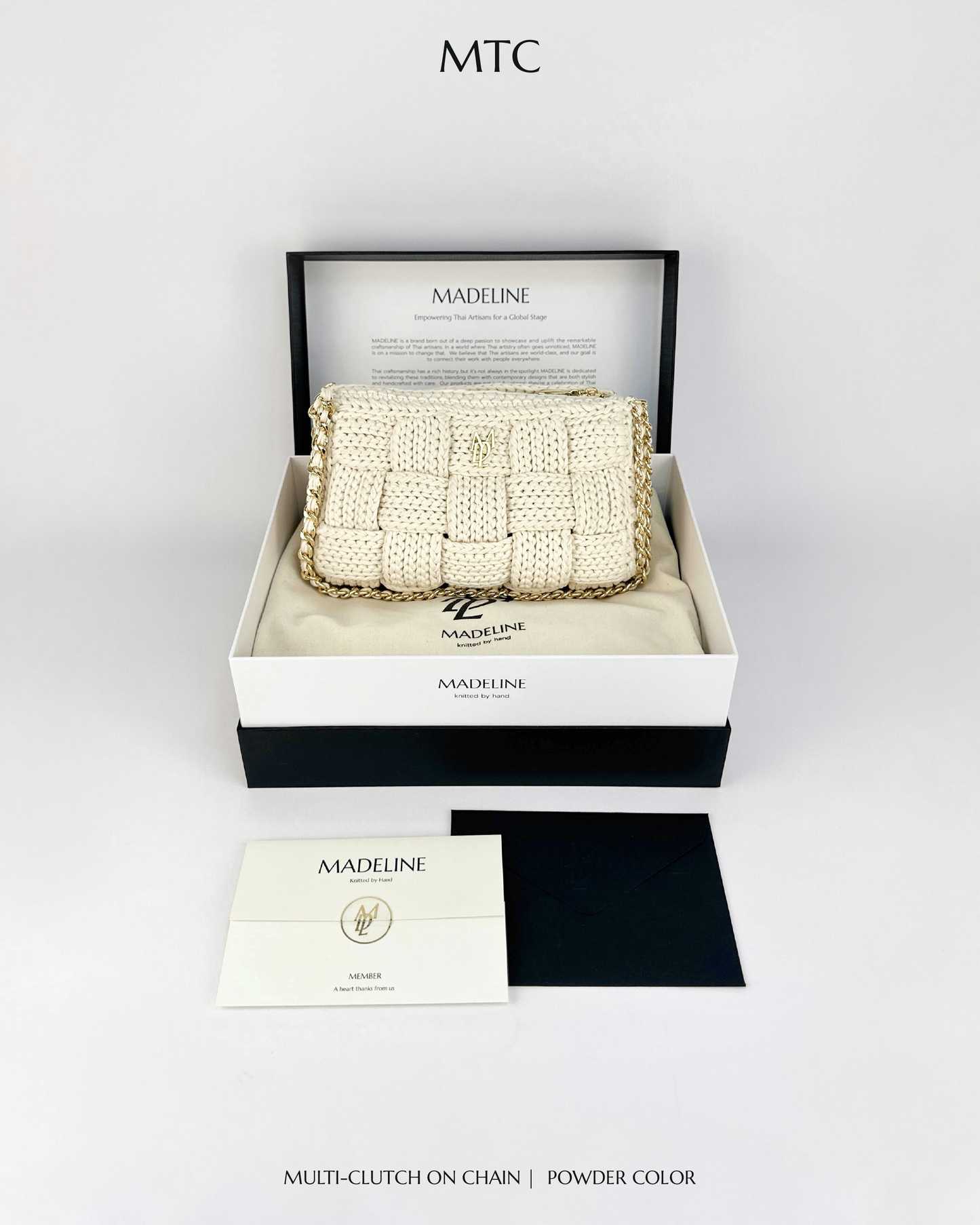 Cara Multi-Clutch With Chain Edition - Powder color