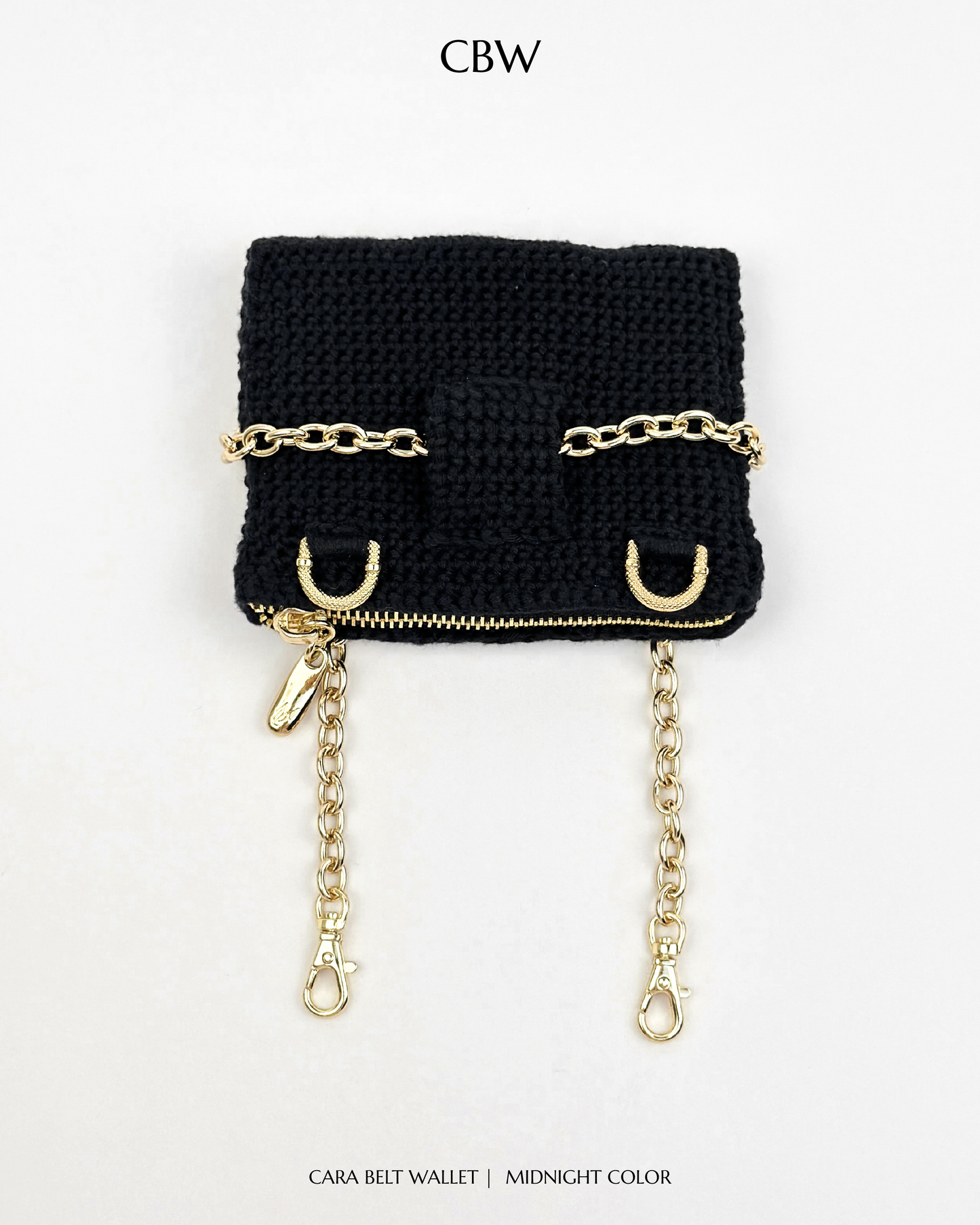 Cara belt wallet - Midnight color