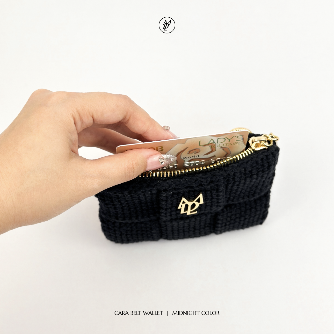 Cara belt wallet - Midnight color