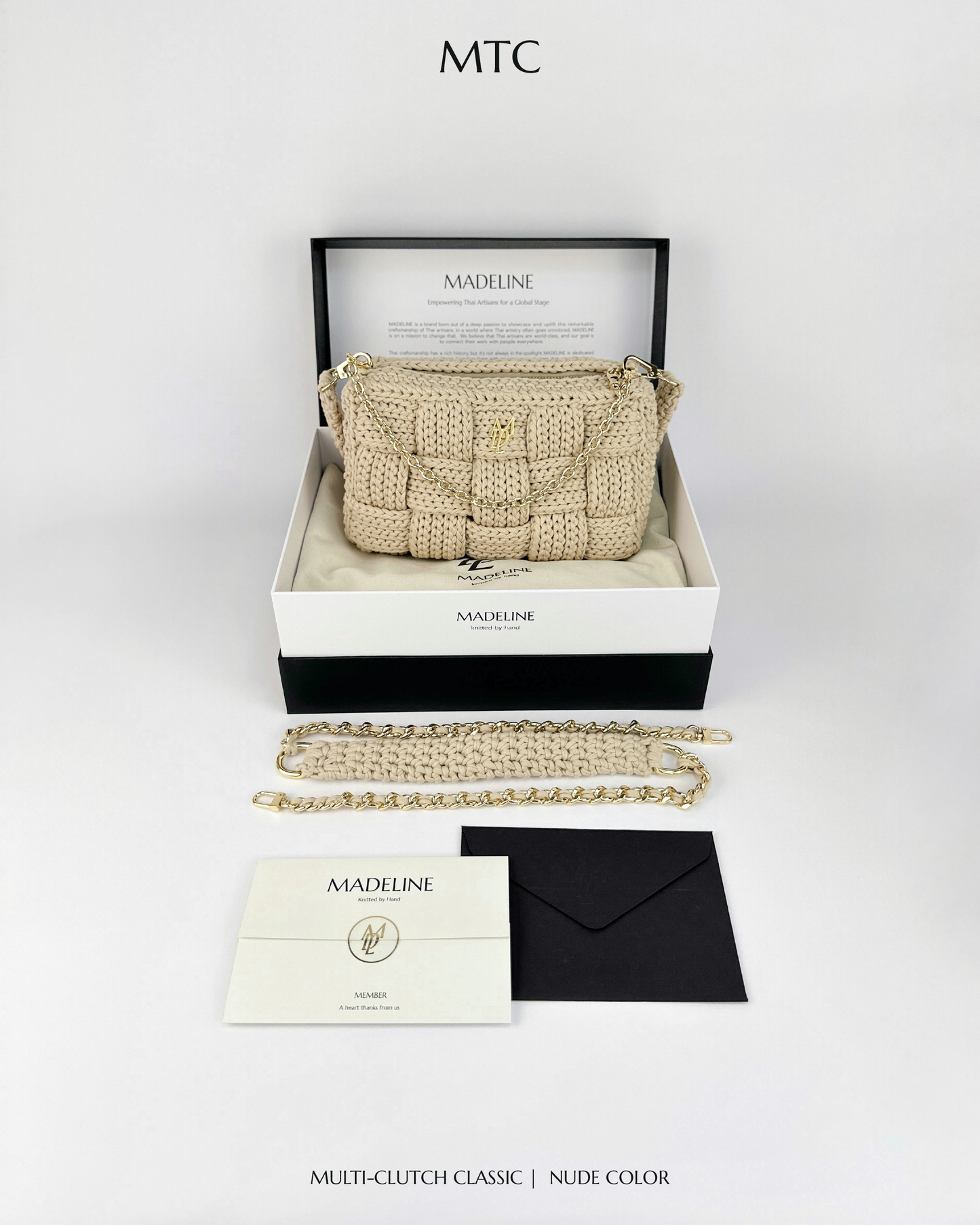 Cara Multi-Clutch Classic Edition - Nude color