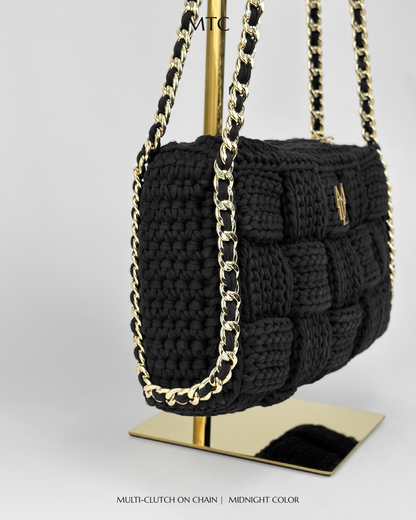 Cara Multi-Clutch With Chain Edition - Midnight color