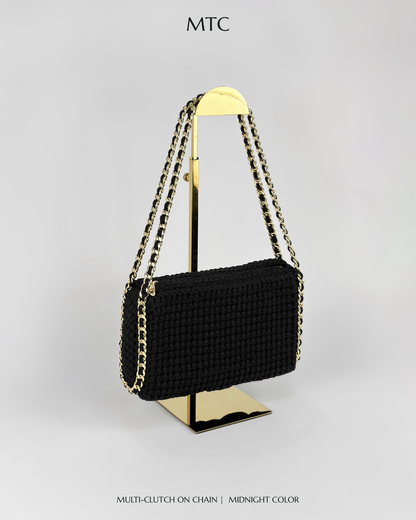 Cara Multi-Clutch With Chain Edition - Midnight color
