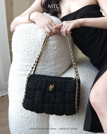 Cara Multi-Clutch With Chain Edition - Midnight color