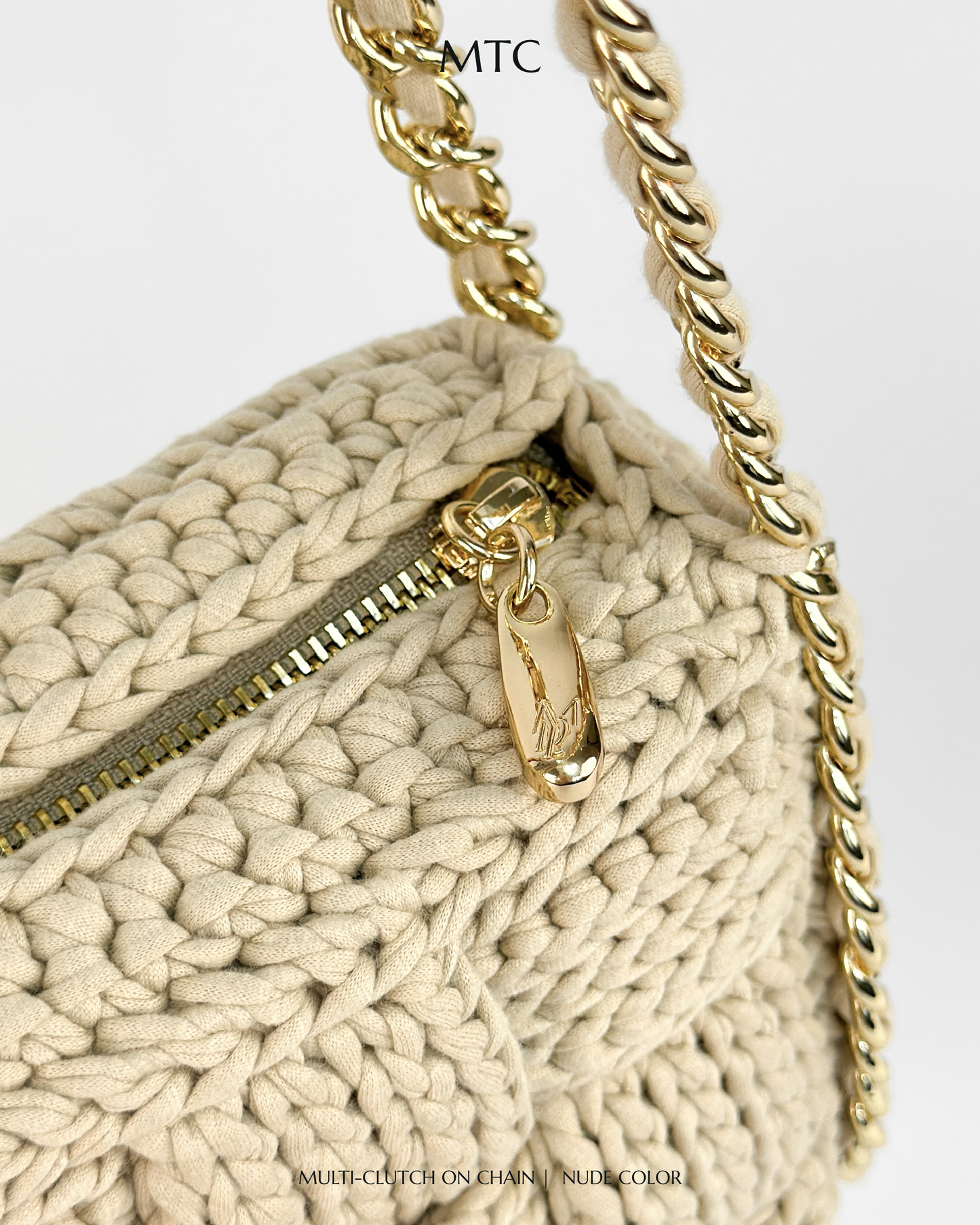 Cara Multi-Clutch With Chain Edition - Nude color
