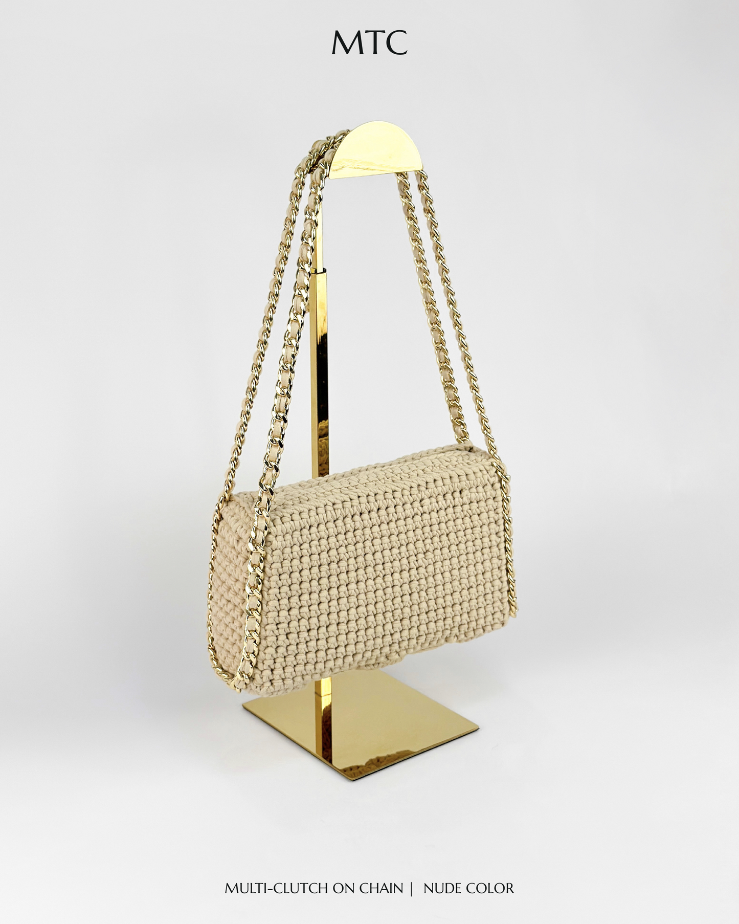 Cara Multi-Clutch With Chain Edition - Nude color