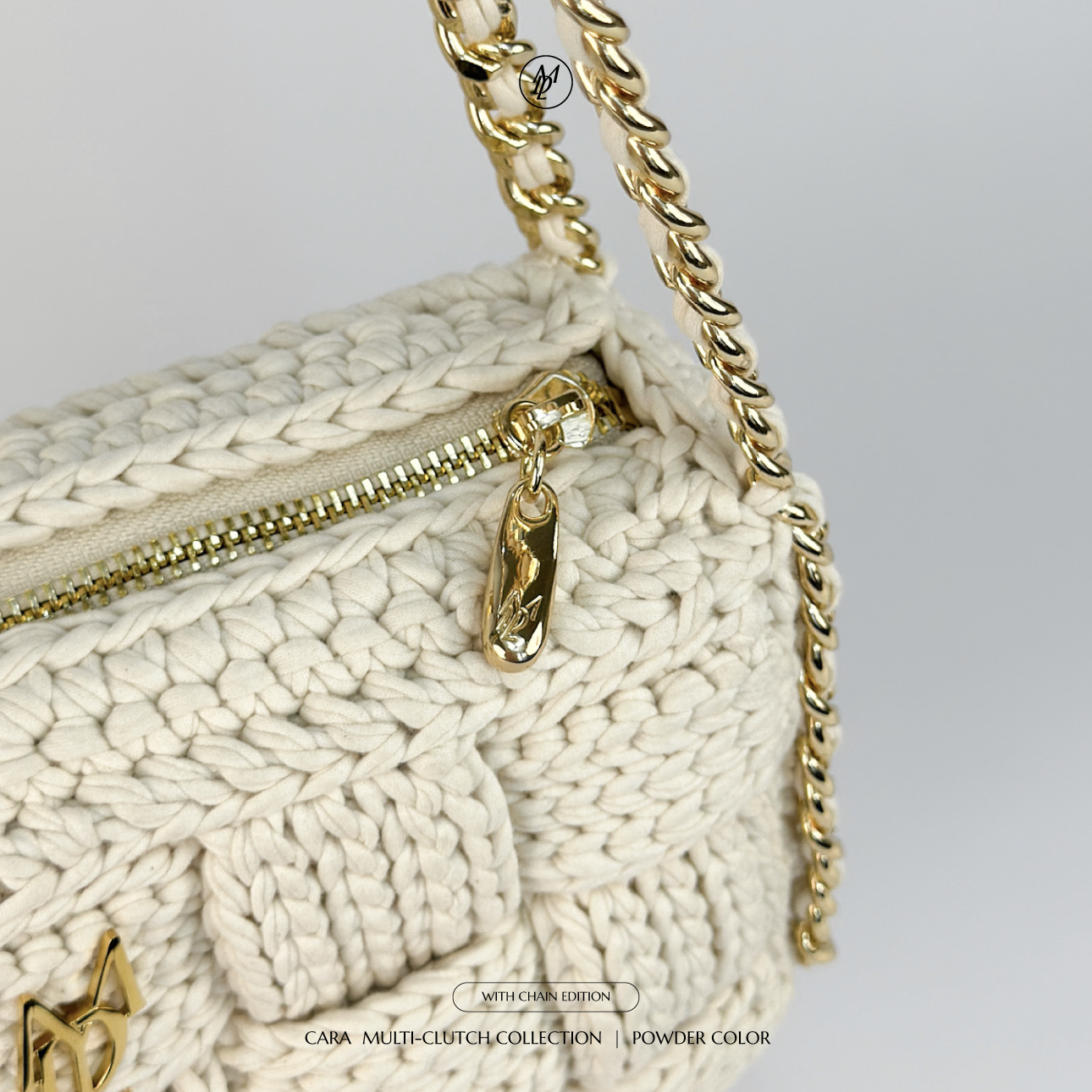 Cara Multi-Clutch With Chain Edition - Powder color