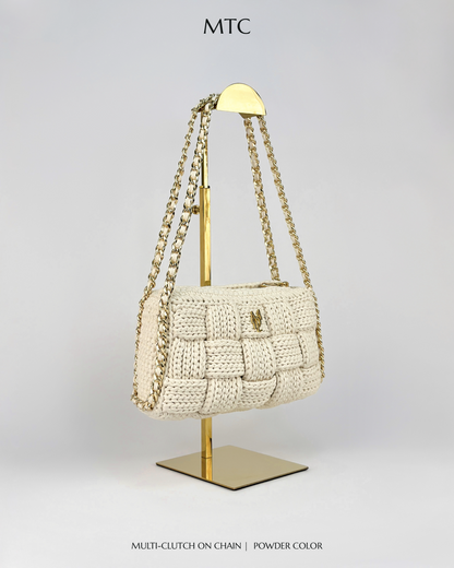 Cara Multi-Clutch With Chain Edition - Powder color