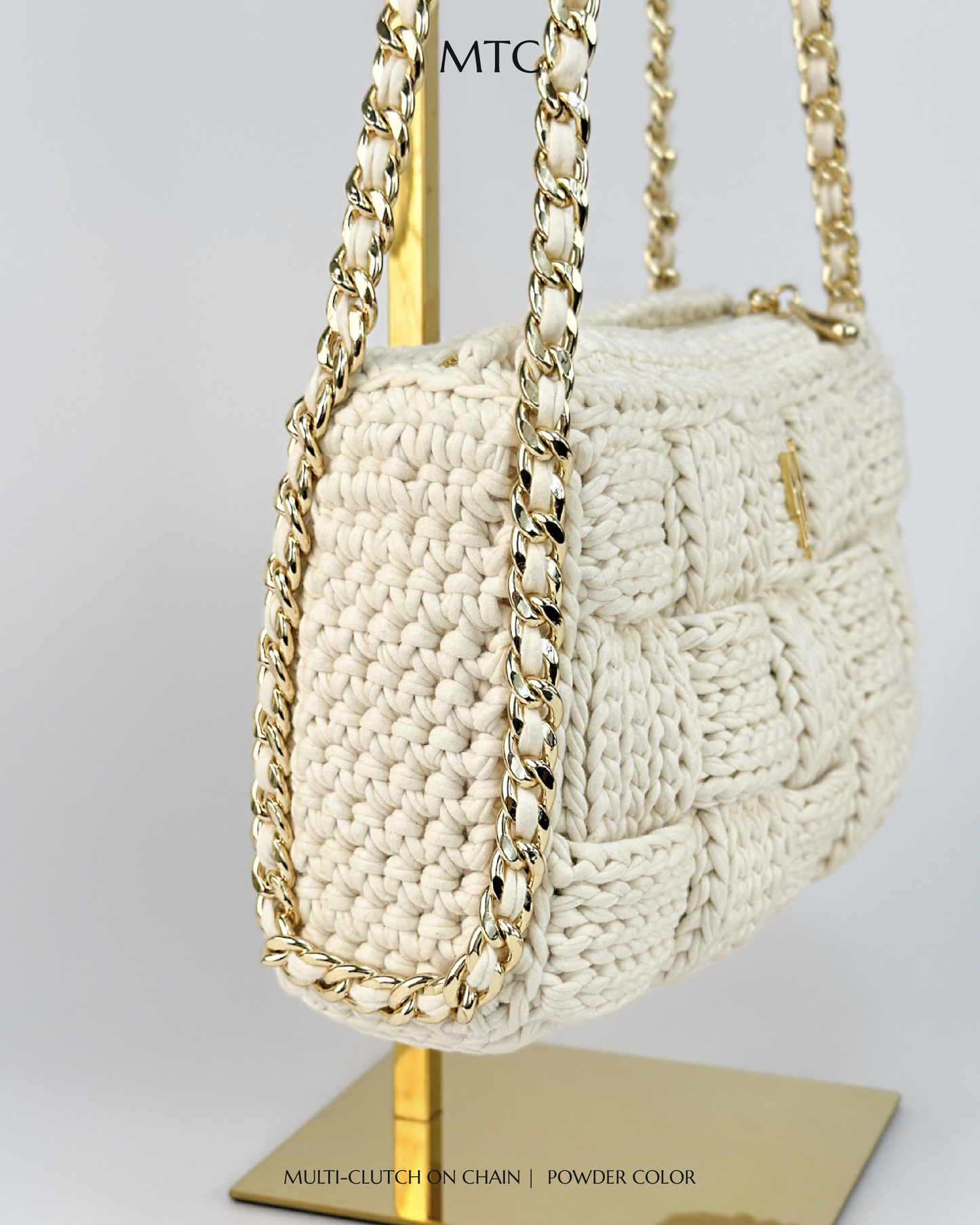 Cara Multi-Clutch With Chain Edition - Powder color