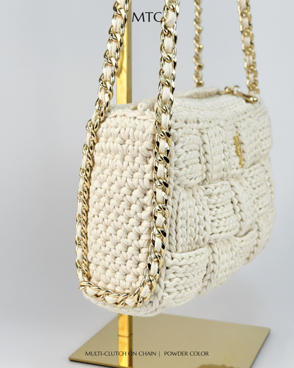 Cara Multi-Clutch With Chain Edition - Powder color