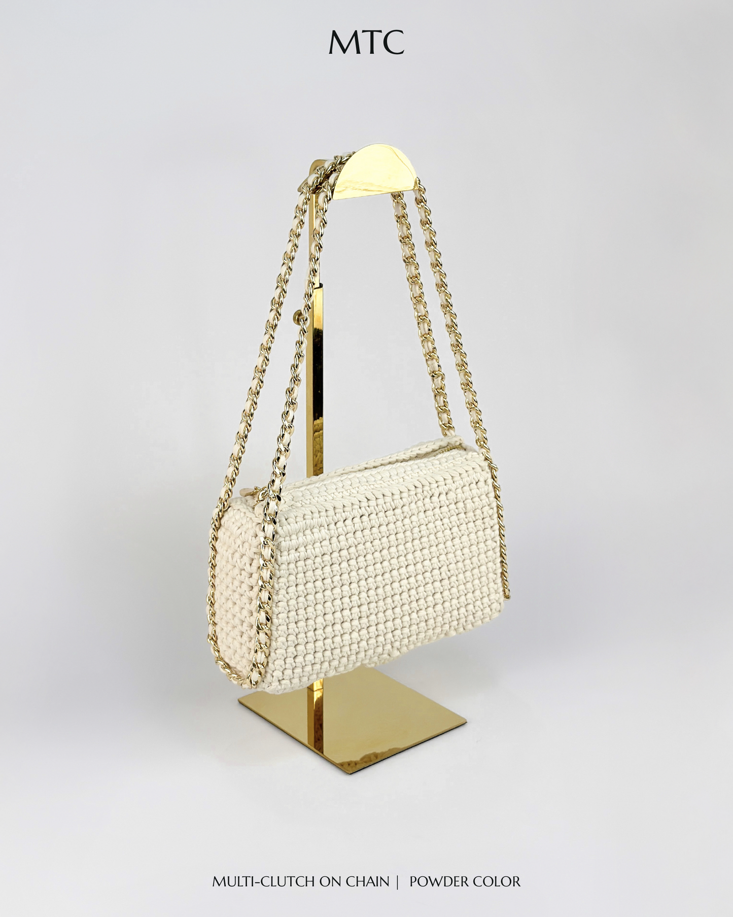 Cara Multi-Clutch With Chain Edition - Powder color