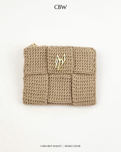 Cara belt wallet - Khaki color