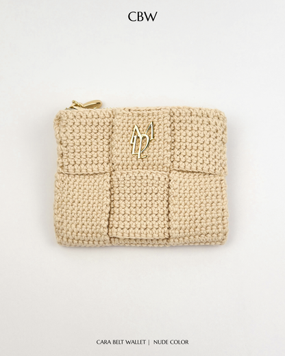 Cara belt wallet - Nude color