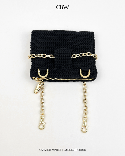 Cara belt wallet - Midnight color