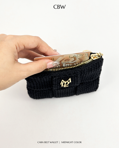 Cara belt wallet - Midnight color