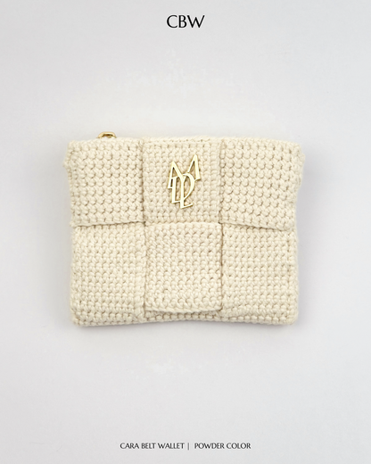 Cara belt wallet - Powder color