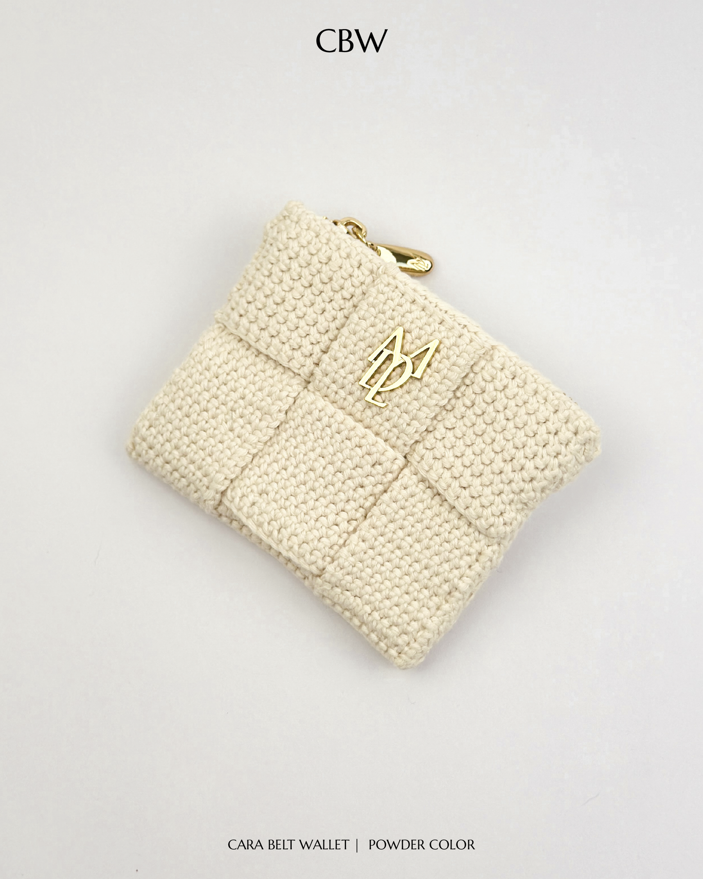 Cara belt wallet - Powder color