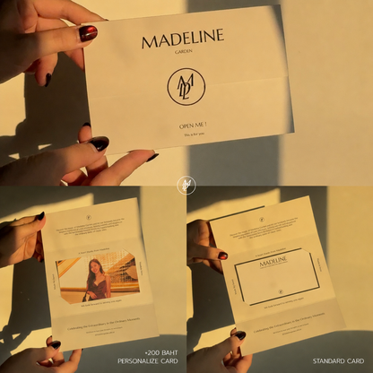 MADELINE GARDEN personalize card, additional 200 baht